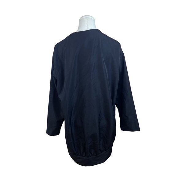 COS Womens Black Long Zip-Up Jacket US Modern Design Size 6 - Picture 3 of 8